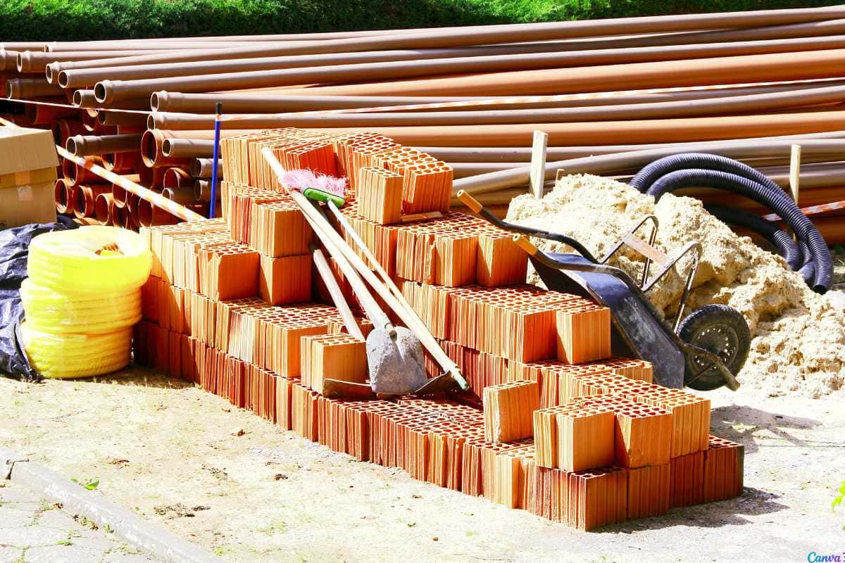 Lista de materiais para construção de casas completa