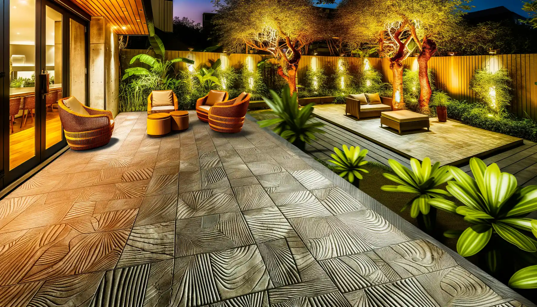 Concreto estampado: 7 dicas de como usá-lo na decoração!