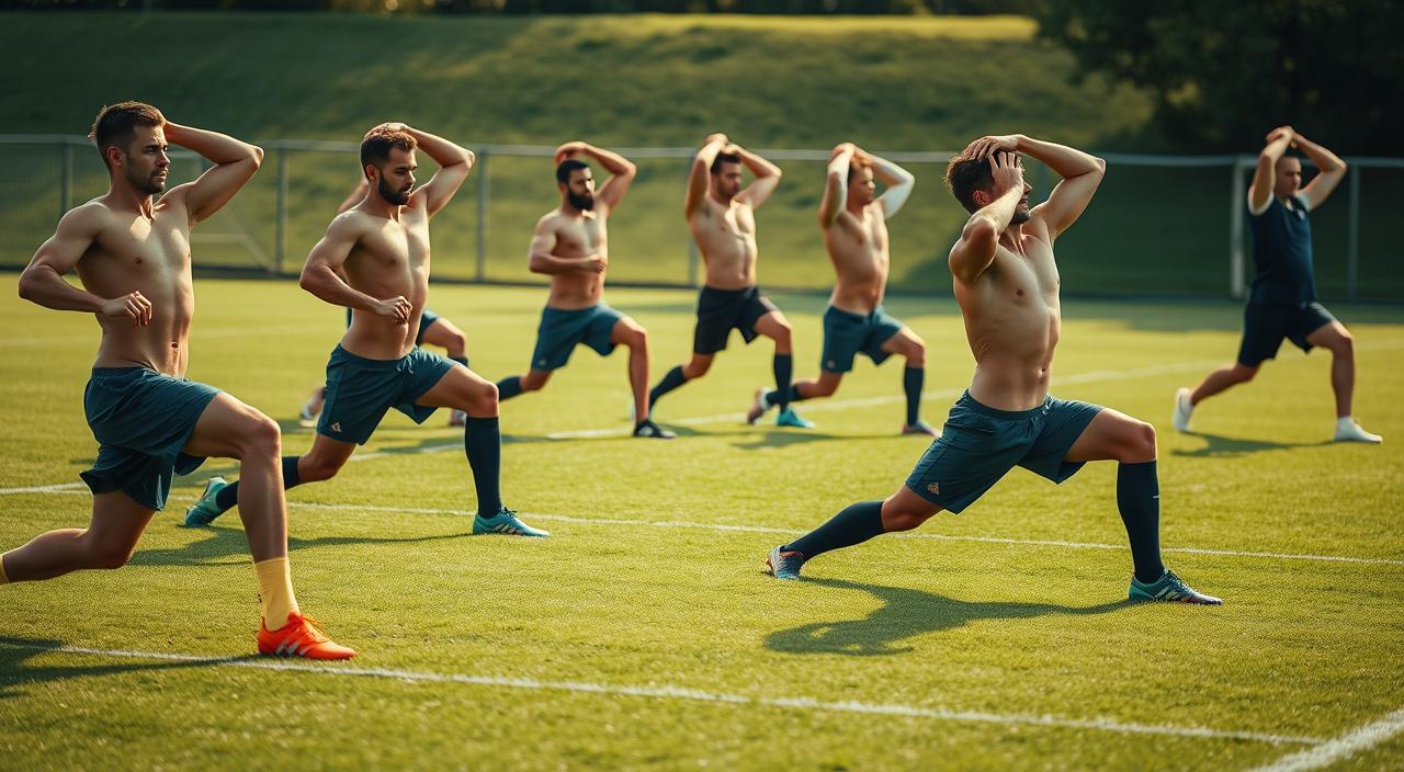 como fazer alongamento antes de jogar futebol
