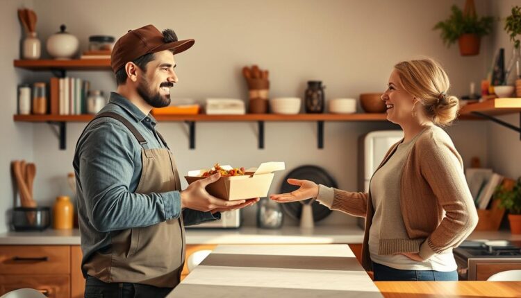 como montar um negócio de comida delivery caseiro