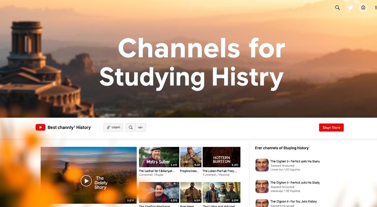 melhores canais do youtube para estudar história