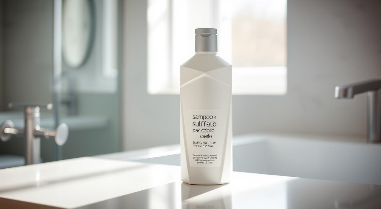 shampoo sem sulfato para cabelo com progressiva